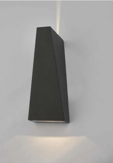 Paco LED Up/Down Wall Light IP65 Anthracite - Image 2