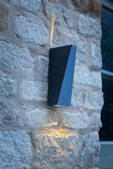 Paco LED Up/Down Wall Light IP65 Anthracite - Image 3