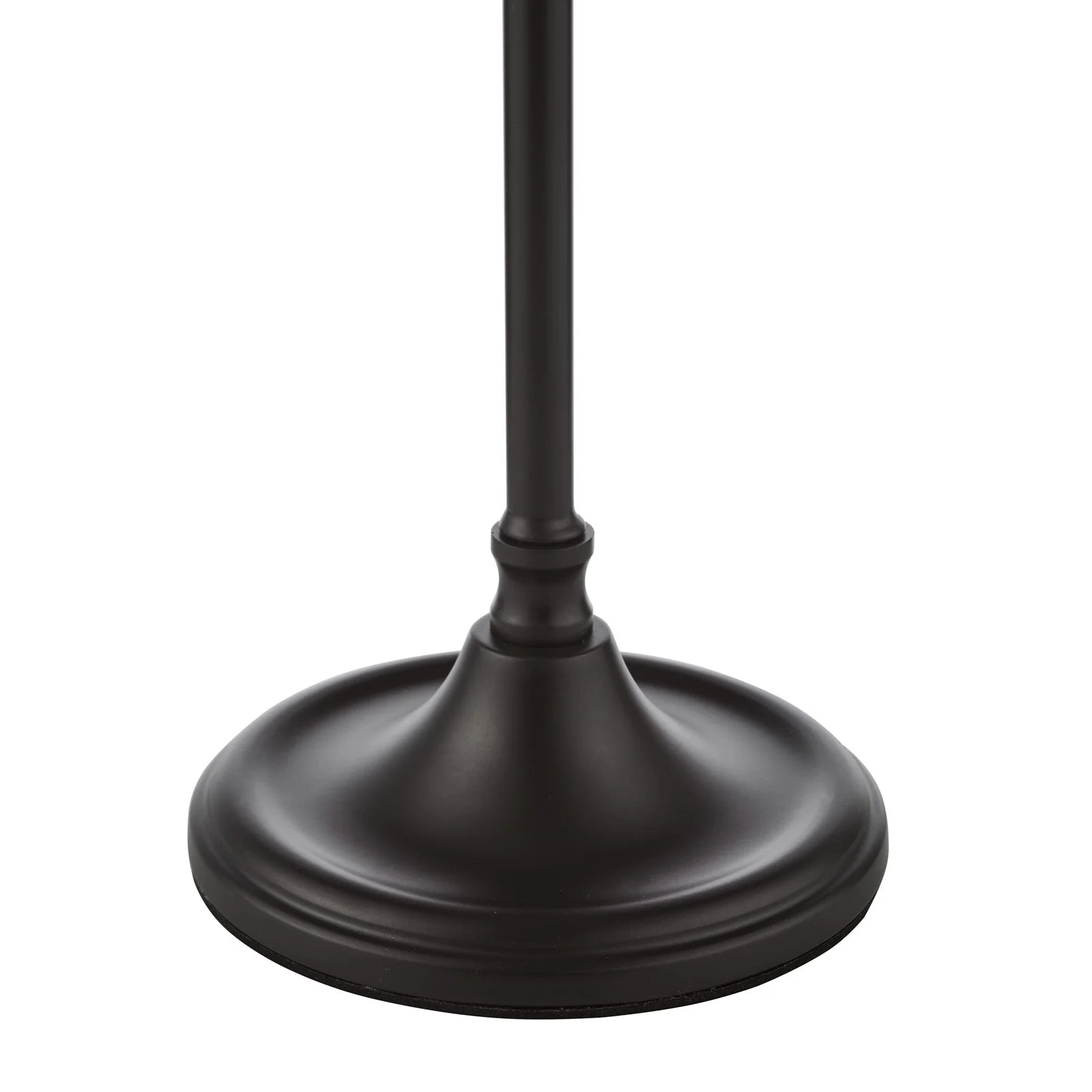 Padme Table Lamp- Matt Black w White & Blue Shades E14 - Image 4