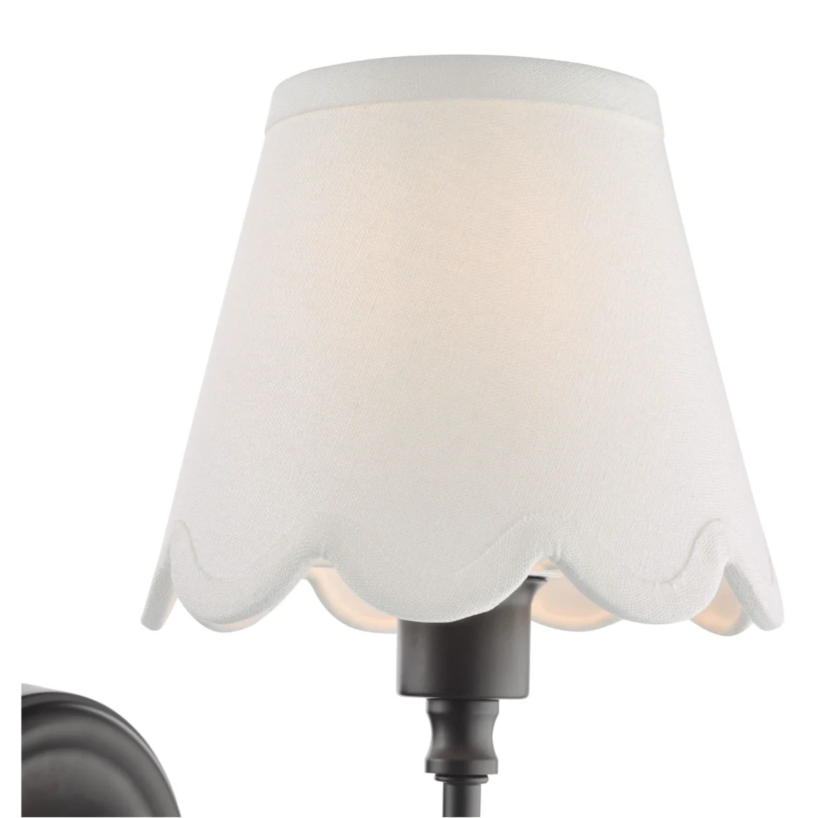 Padme Wall Light- Matt Black With White & Blue Shades - Image 4