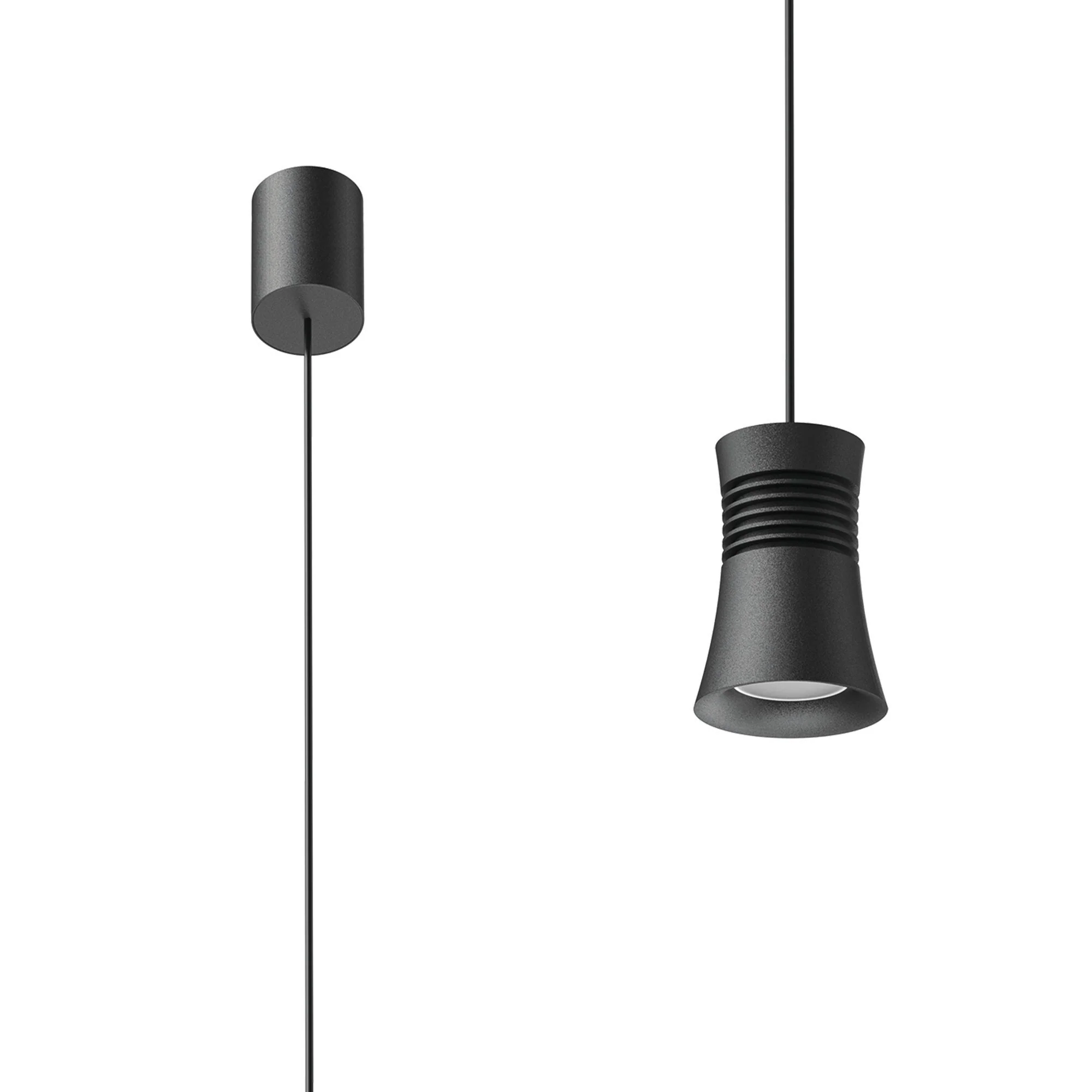 Pagoda 1Lt Pendant - Black/White - Image 4