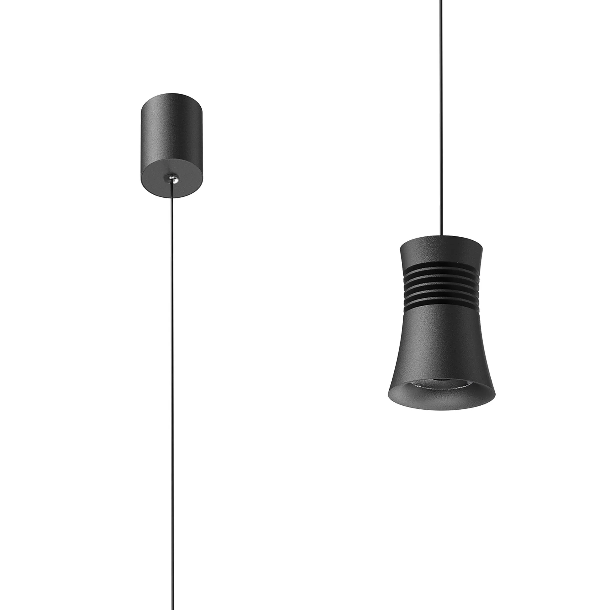 Pagoda 1Lt Pendant - Black/White - Image 5