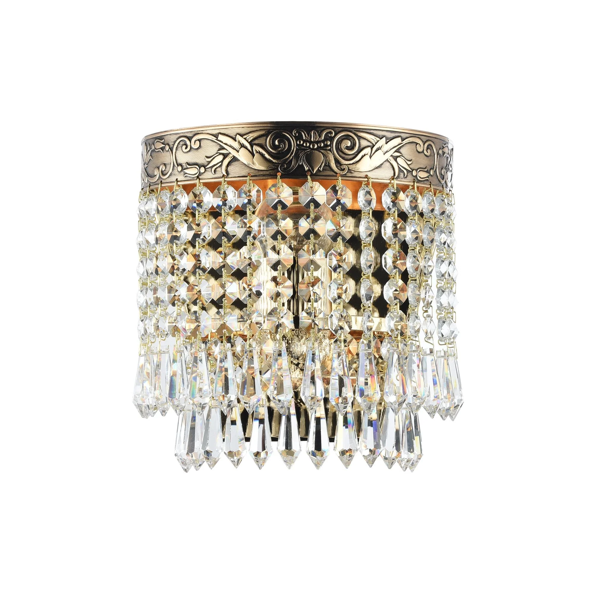 Palace Indoor Single Wall Light - Gold Antique Finish - Image 4