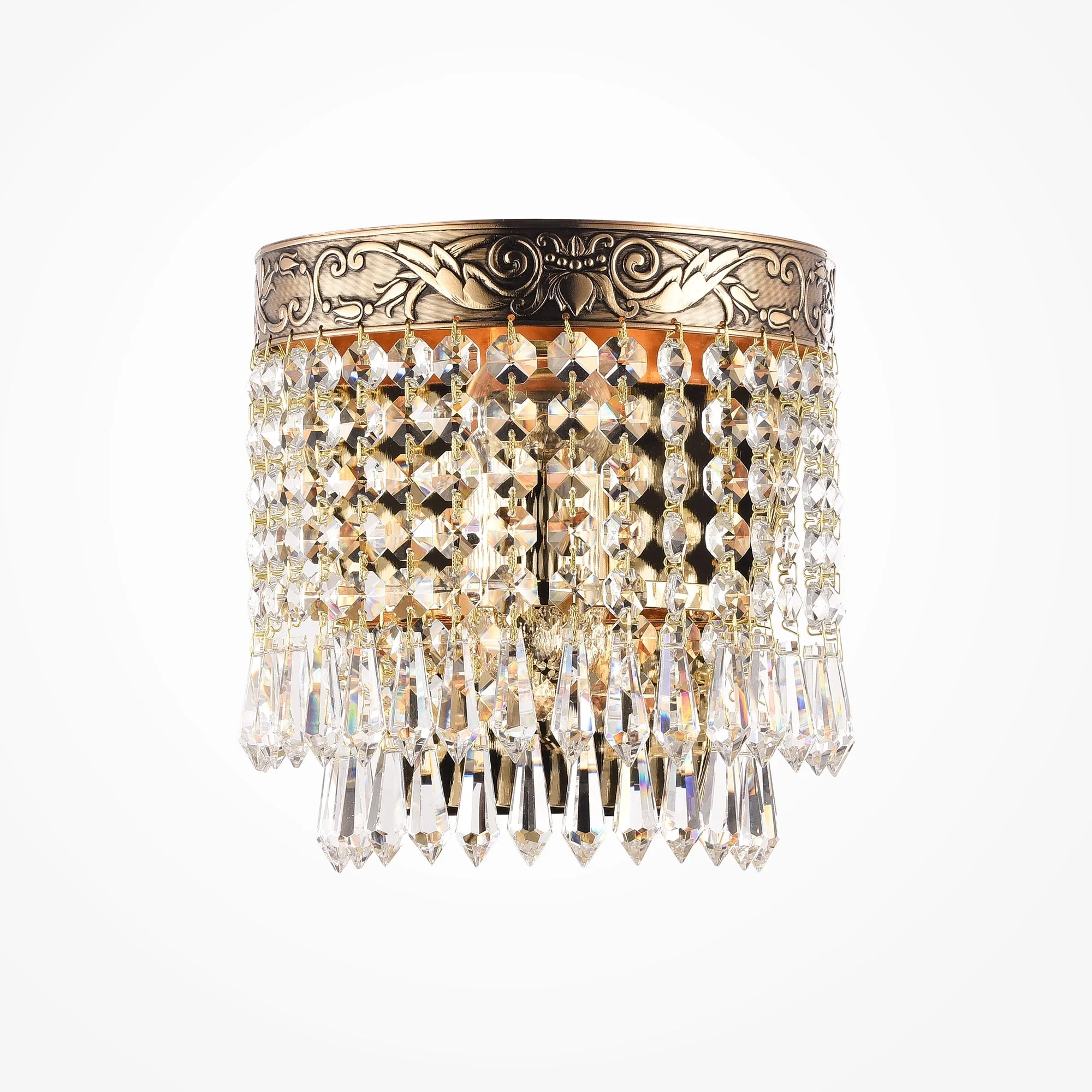 Palace Indoor Single Wall Light - Gold Antique Finish - Image 9
