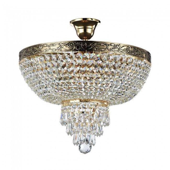 Palace Semi Flush 5/6 lt Crystal Ceiling Light - Image 3