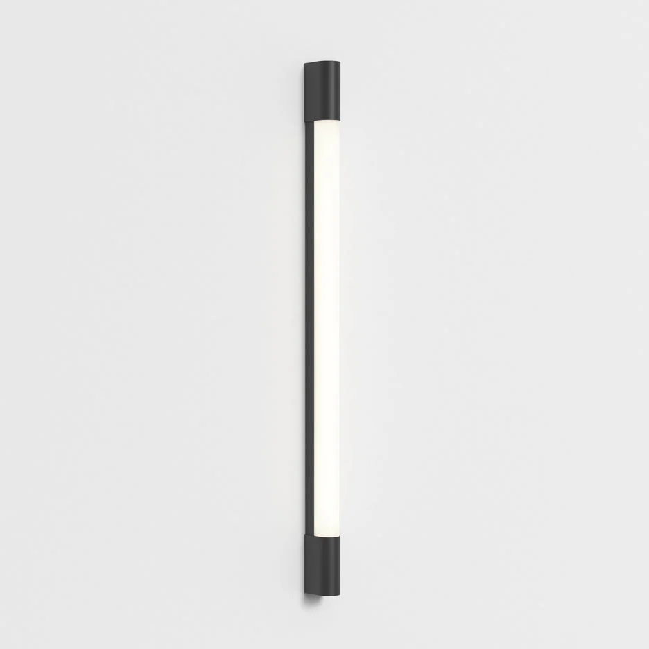 Palermo 600/ 900 LED Bathroom Light IP44 - Matt Black, Polished Chrome