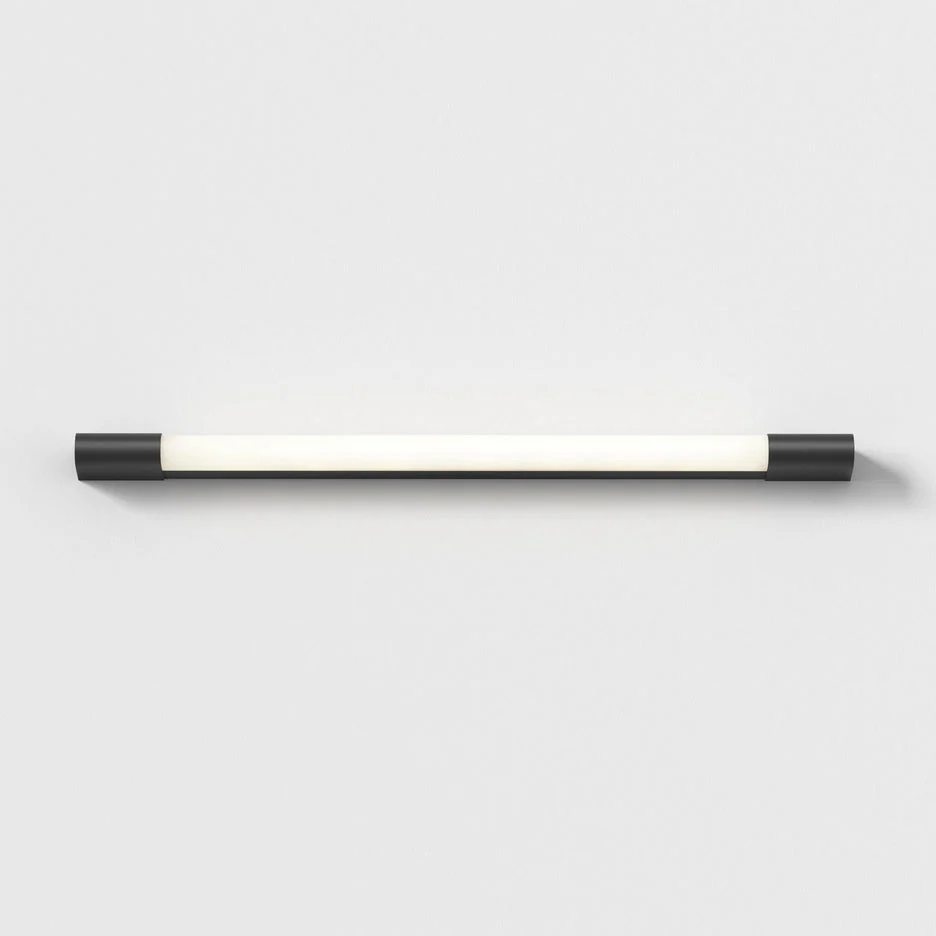Palermo 600/ 900 LED Bathroom Light IP44 - Matt Black, Polished Chrome - Image 2