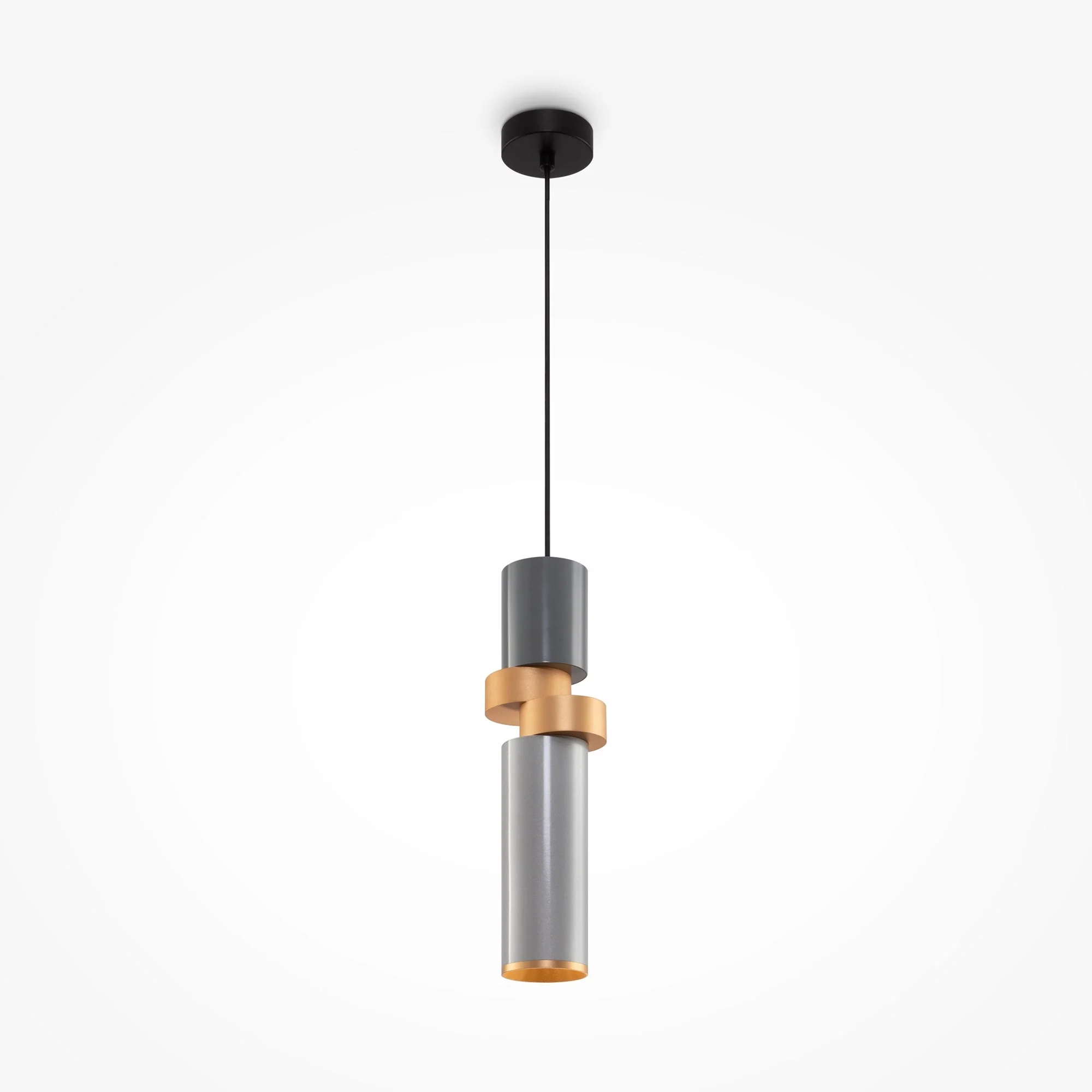 Palette Pendant Light - Grey/Gold Finish - Image 8