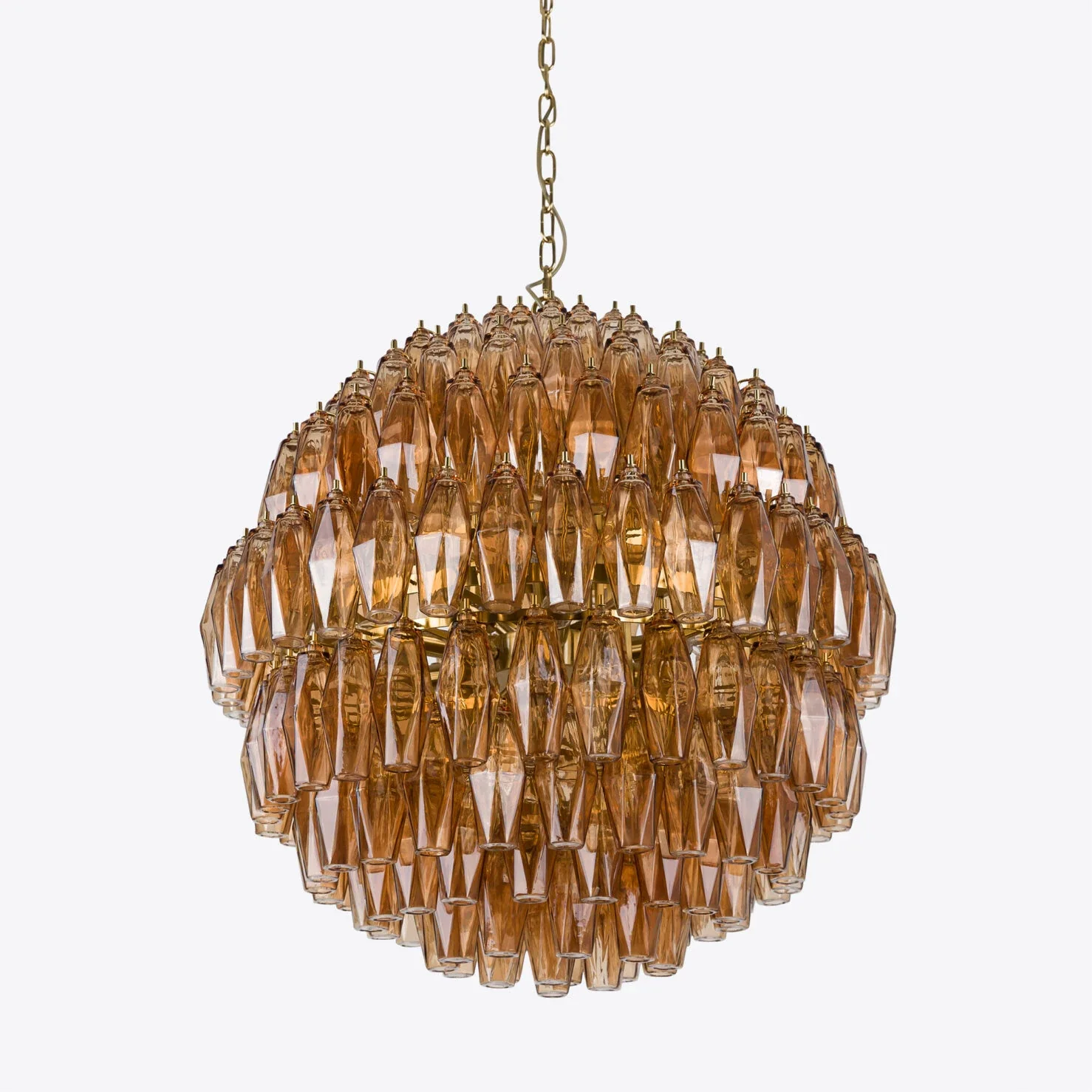 Pallina Chandelier - Amber/ Clear Finishes - Image 10