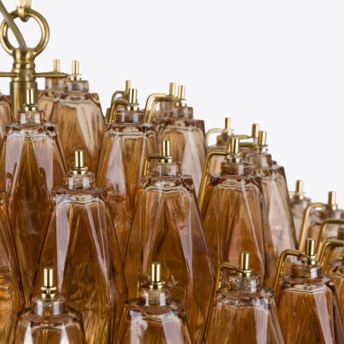 Pallina Chandelier - Amber/ Clear Finishes - Image 3