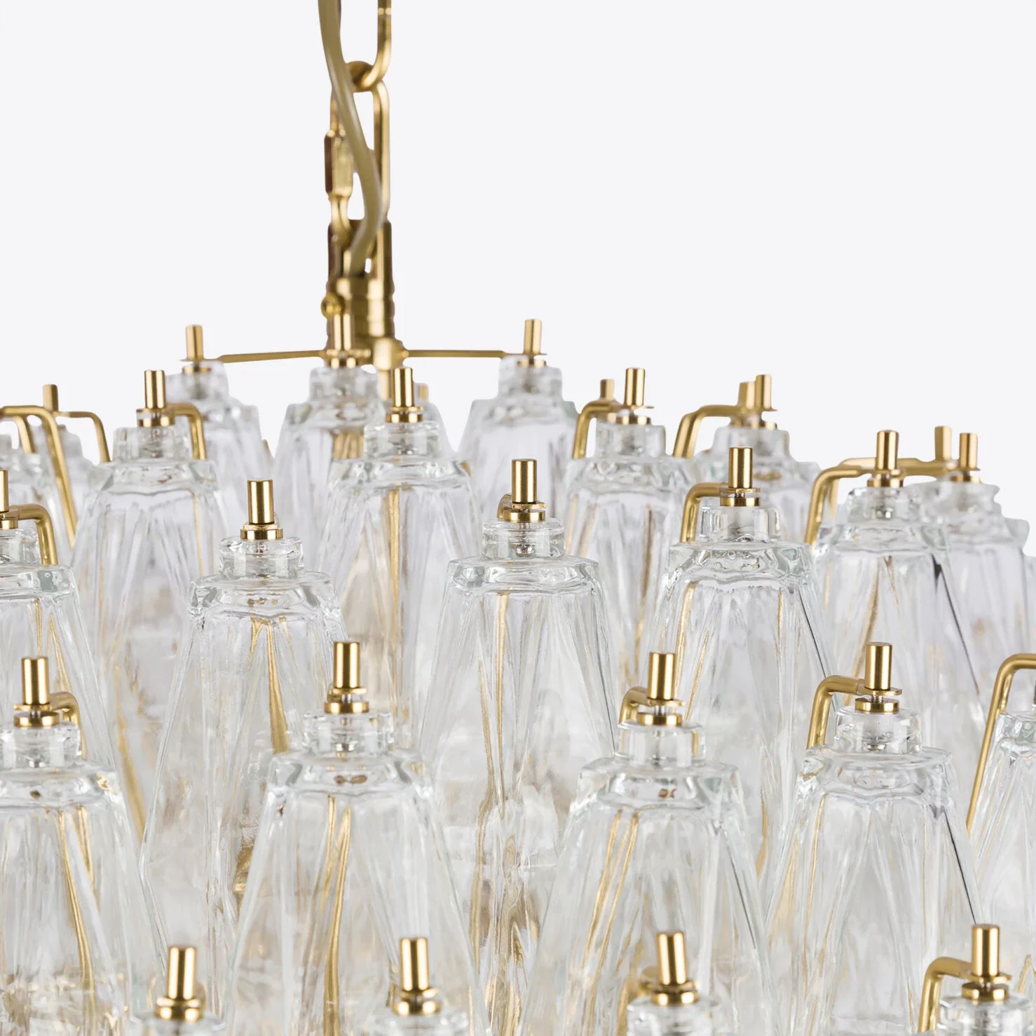 Pallina Chandelier - Amber/ Clear Finishes - Image 4