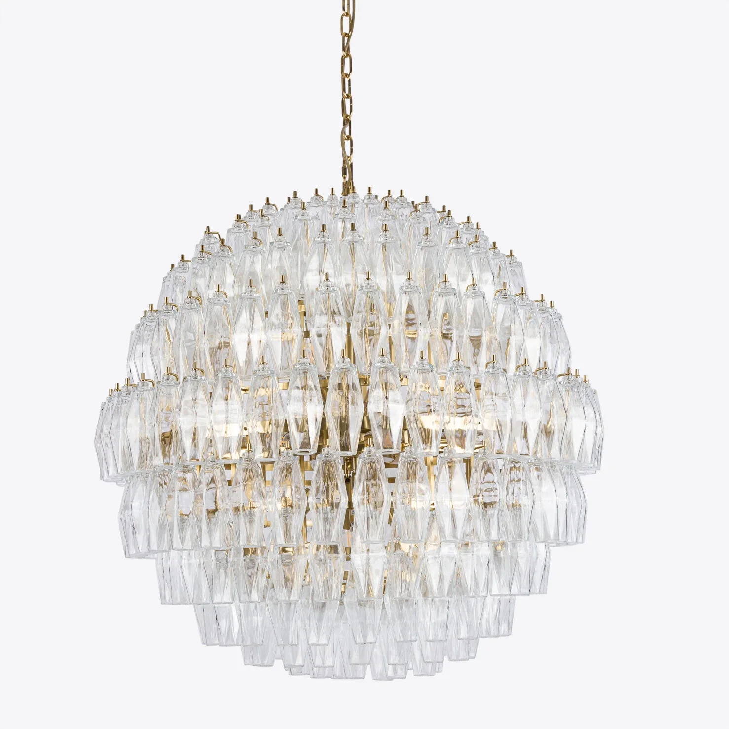 Pallina Chandelier - Amber/ Clear Finishes - Image 5
