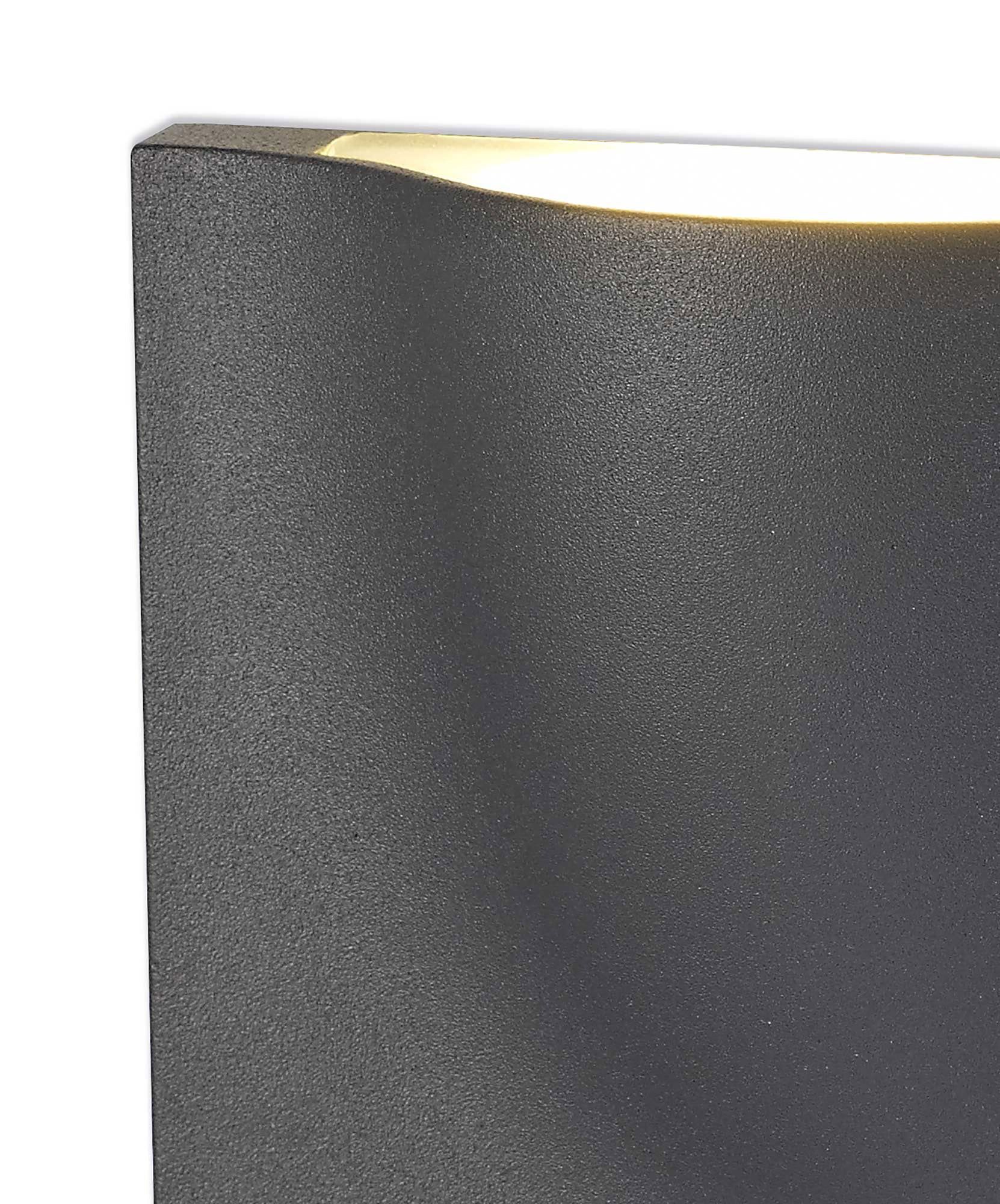 Pallini Wall Lamp, 1 x 6W LED, 3000K, 510lm, IP54, Anthracite, 3yrs Warranty - Image 4