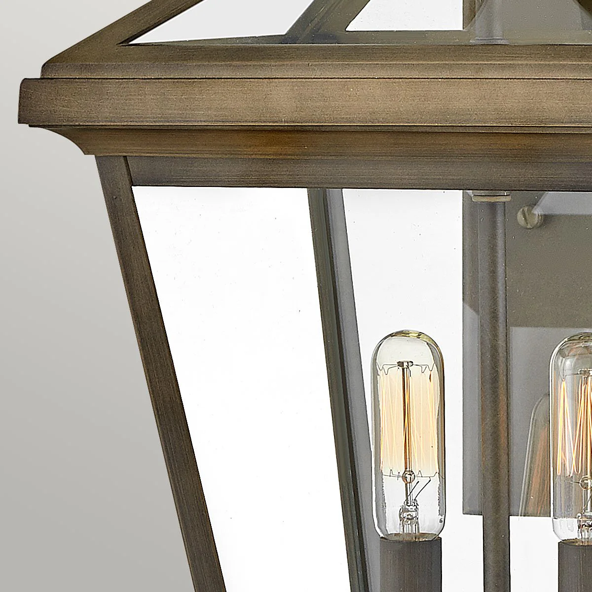 Palma 1lt Small/Medium Outdoor Wall Lantern - Black/Bronze E27 IP44 - Image 20
