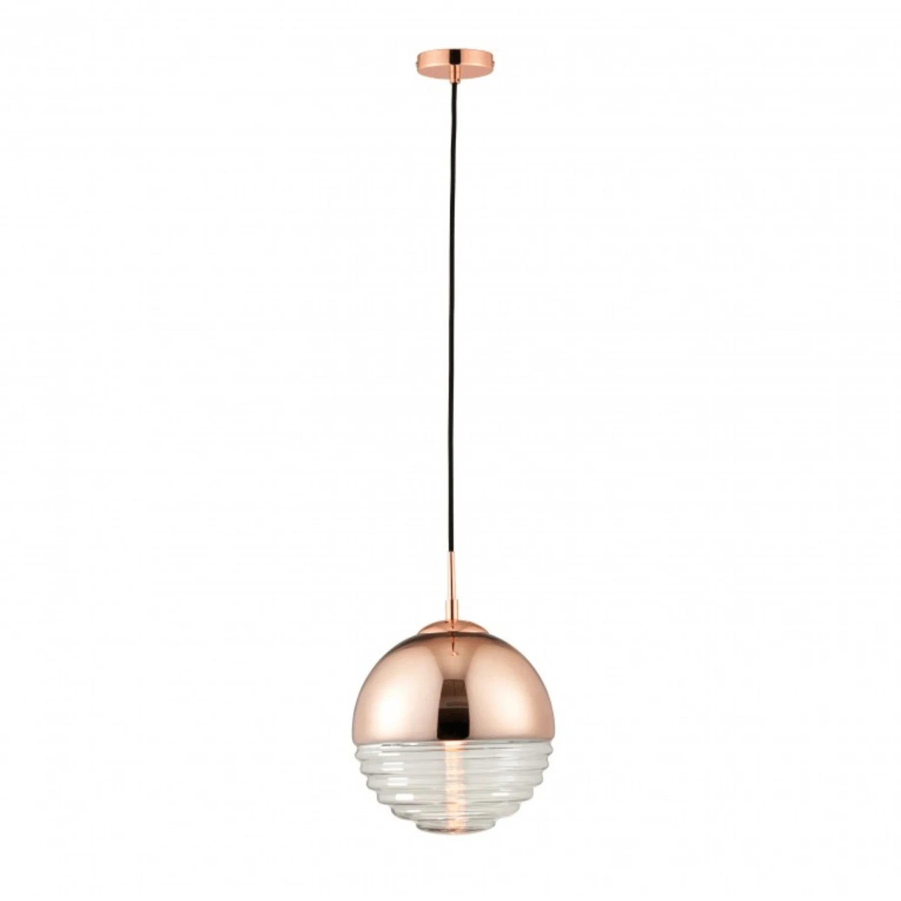 Paloma 1Lt Pendant Light - Chrome/Copper/Gold - Image 2