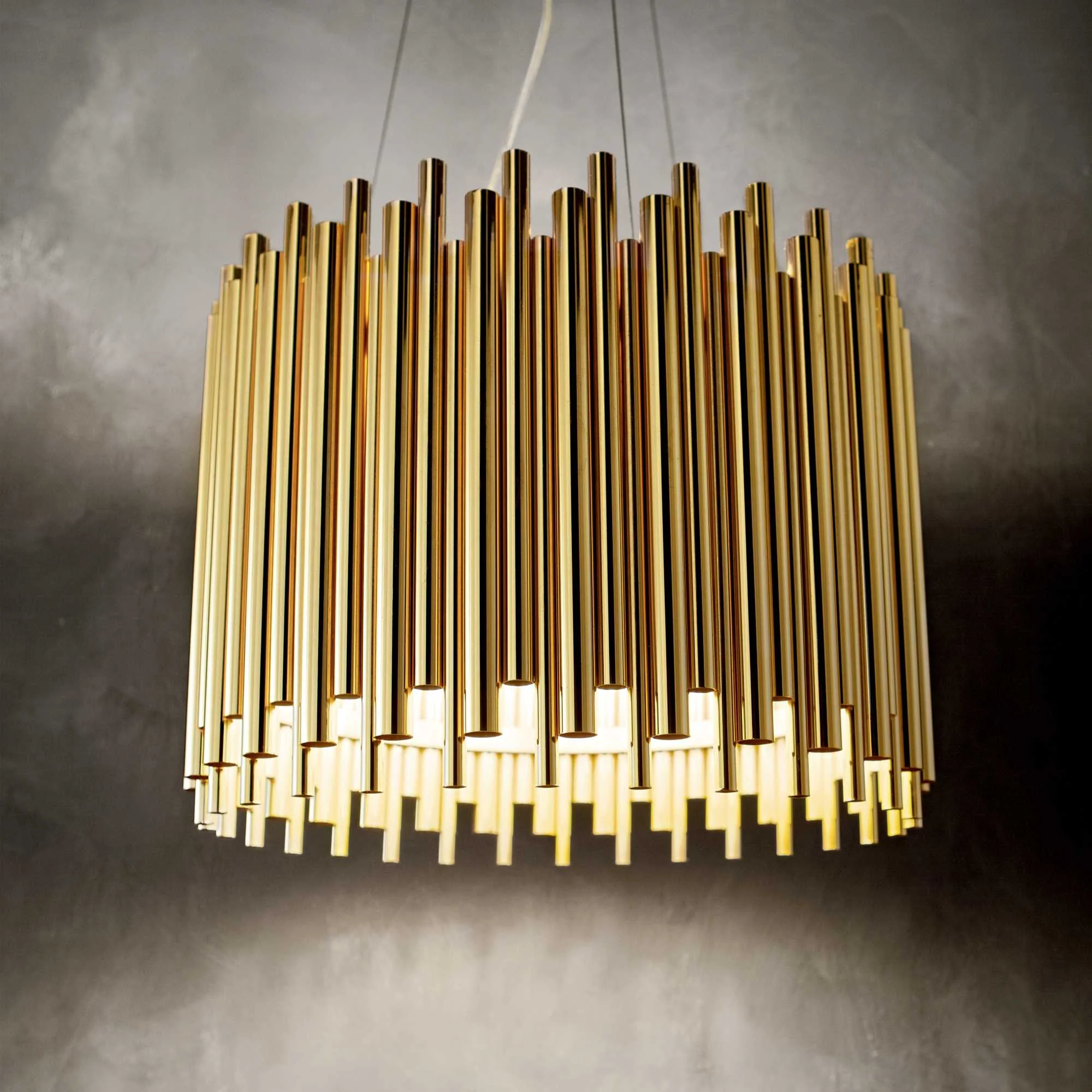 Pan Centre Ceiling Light - Gold Finish - Image 2