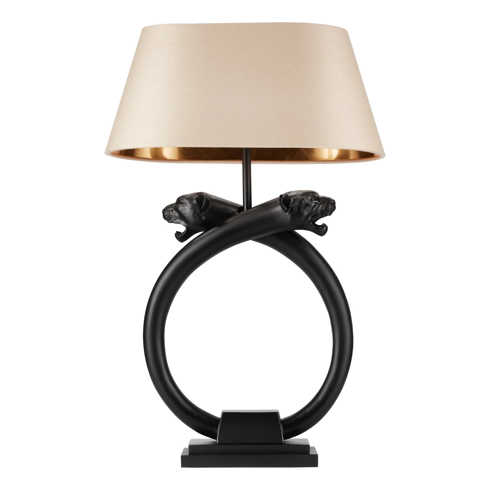 Panther Table Lamp Black Base Only E27 - Image 2