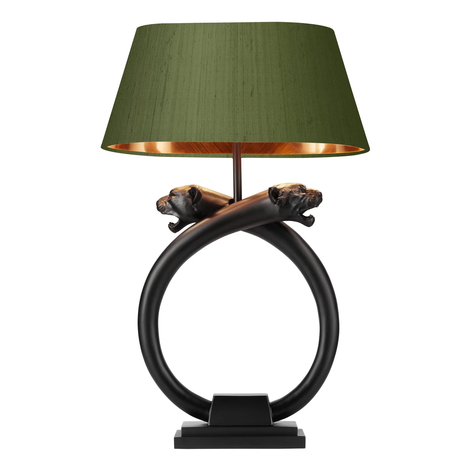 Panther Table Lamp Black Base Only E27 - Image 3