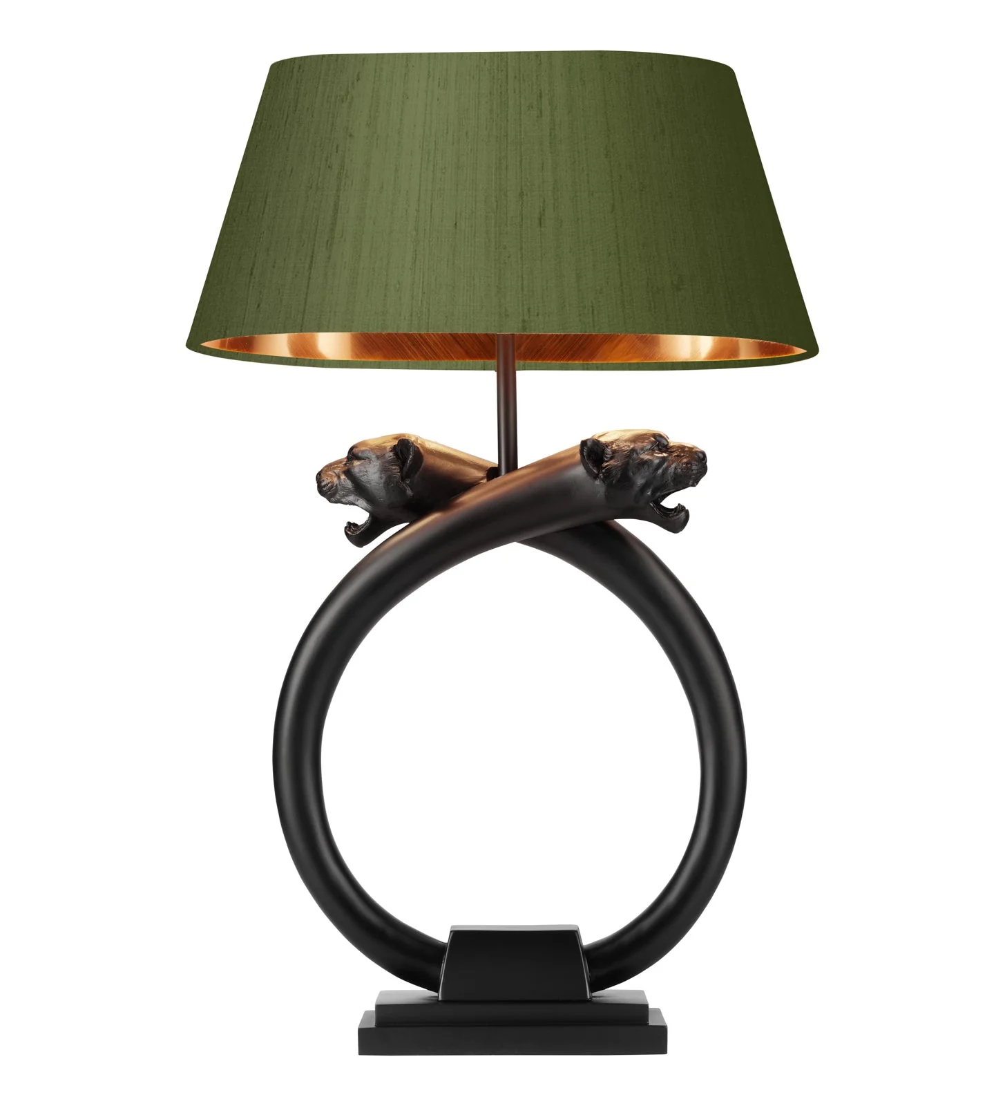 Panther Table Lamp Black Base Only E27 - Image 4