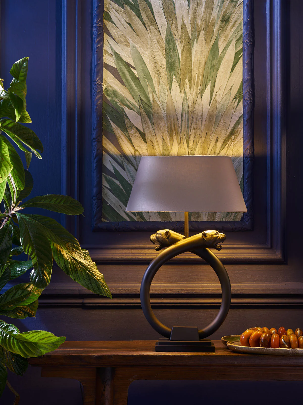 Panther Table Lamp Black Base Only E27 - Image 5