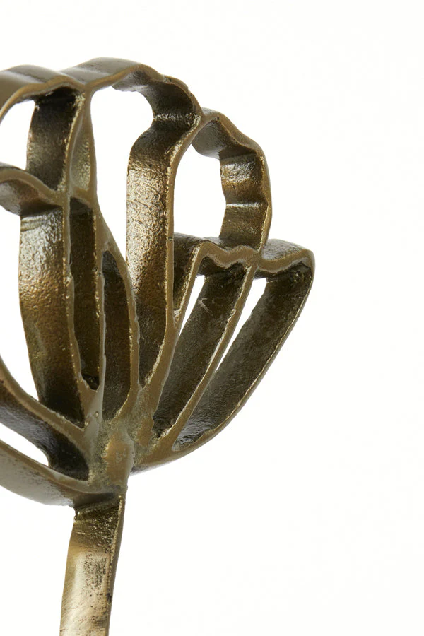Papaveru Ornament on Base -  Antique Bronze Finish - Image 8