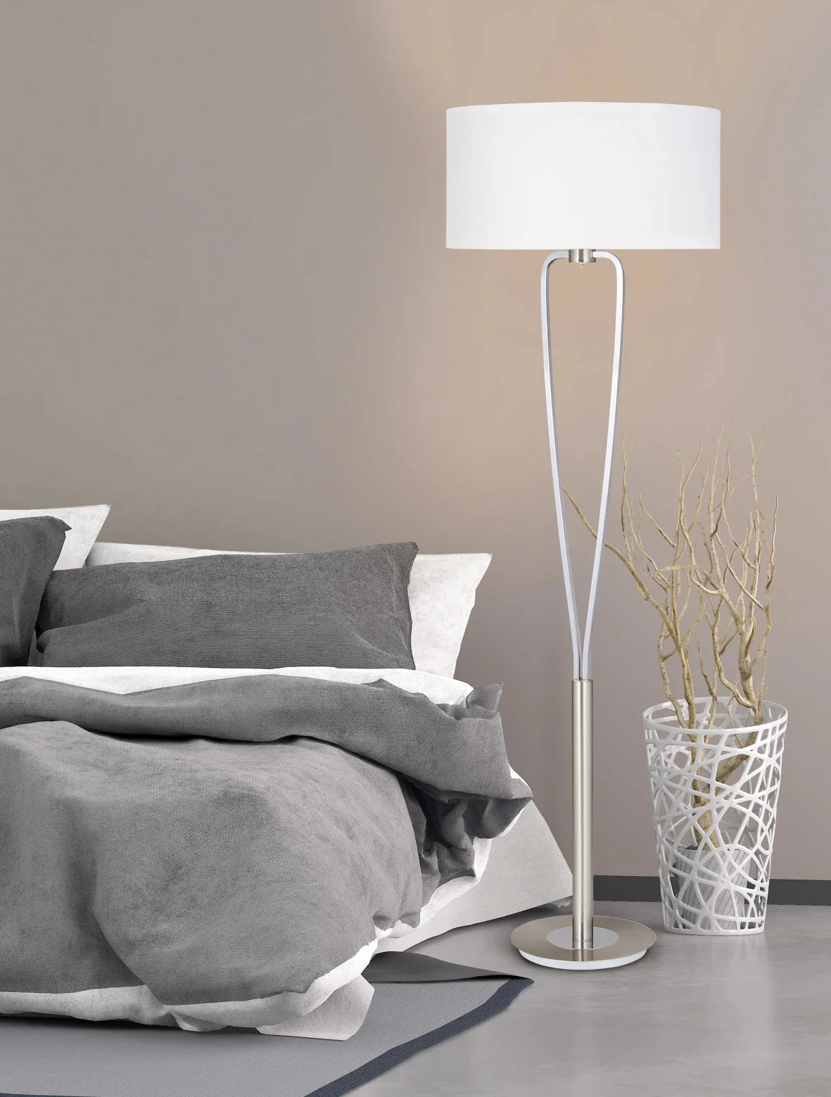 Paris Classic Floor Lamp - Nickel - Image 2