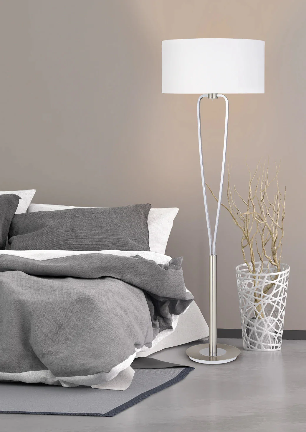 Paris Classic Floor Lamp - Nickel - Image 3