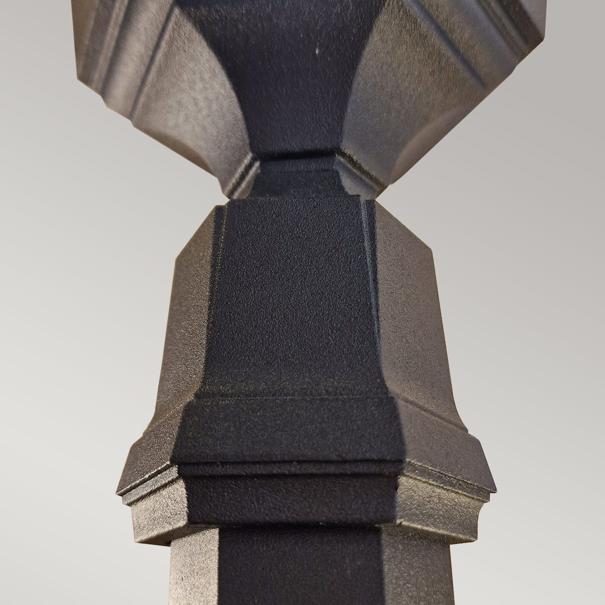 Parish 1/2Lt Lamp Post - Black IP44  E27 - Image 4