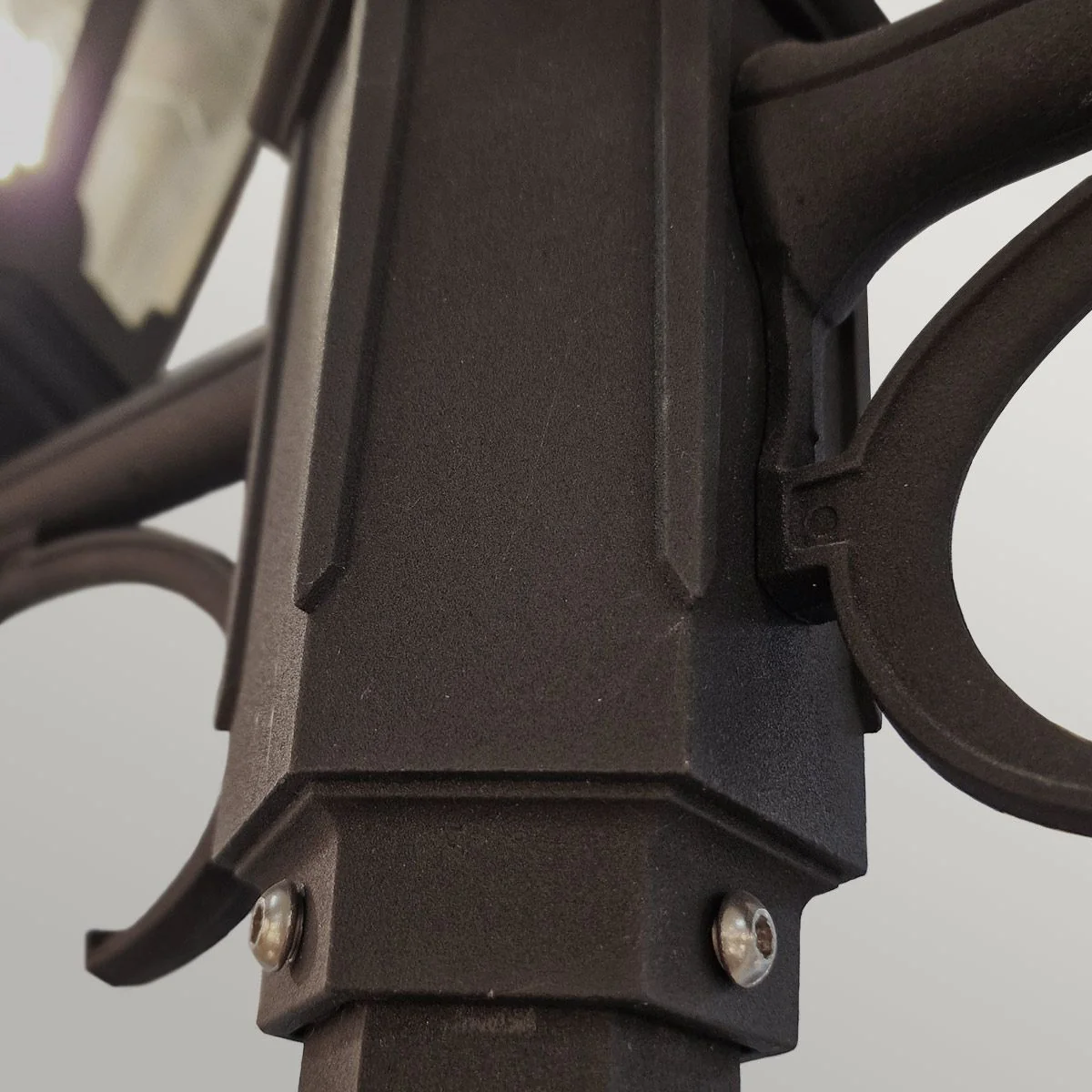 Parish 1/2Lt Lamp Post - Black IP44  E27 - Image 6