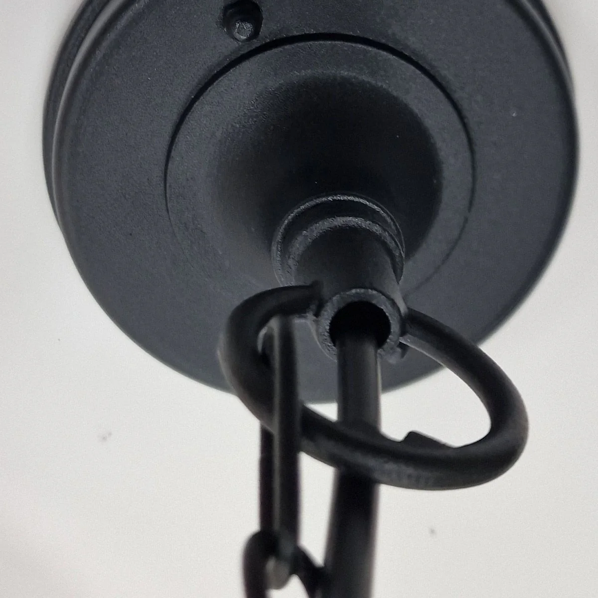 Parish 1 Light Chain Lantern - Black IP44 E27 - Image 3