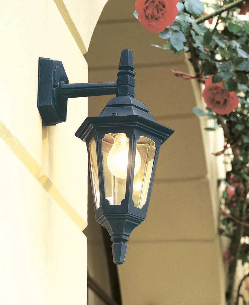 Parish Small/Large & Up/Down Wall Lantern - Black Finish - Image 3