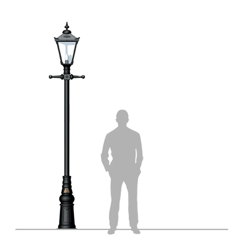 Parkdale 1Lt Lamp Post - Cast Iron - Image 13