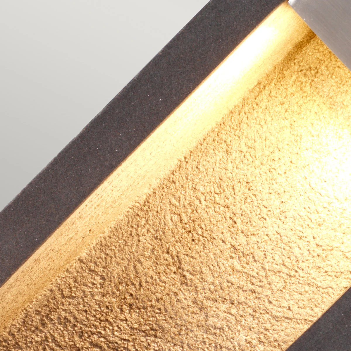 Parkstone LED Small/Large Bollard – Basalt Stone & Steel Finish - Image 3