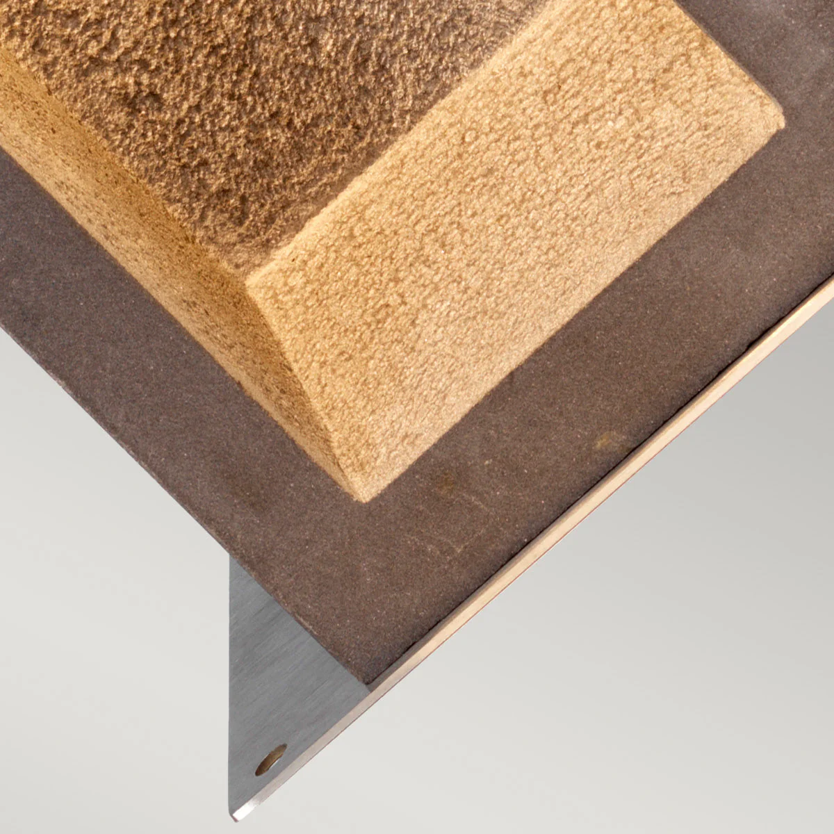 Parkstone LED Small/Large Bollard – Basalt Stone & Steel Finish - Image 4