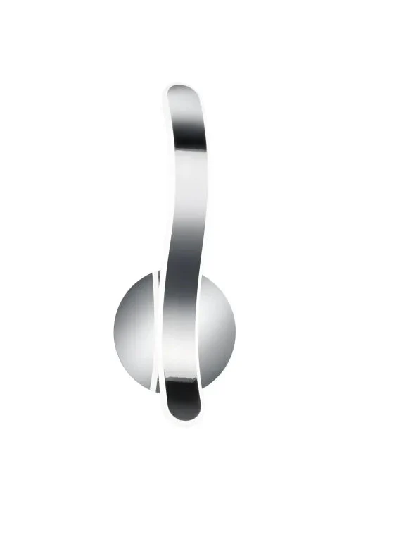 Parma LED Wall Light - White/Chrome - Image 2