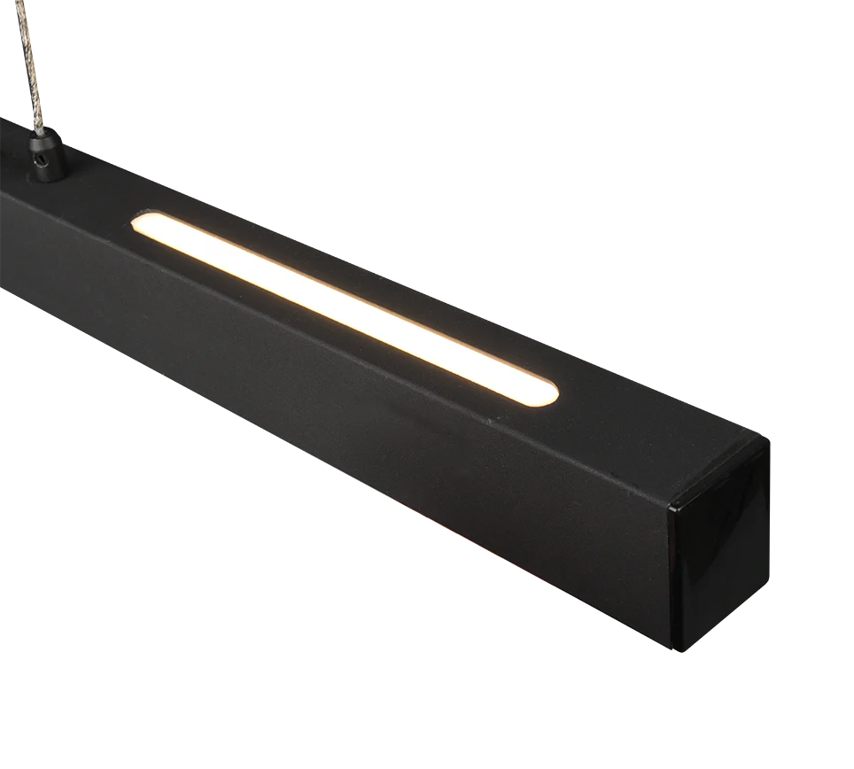 Paros Pendant- Black/ Aluminium Finish - Image 5