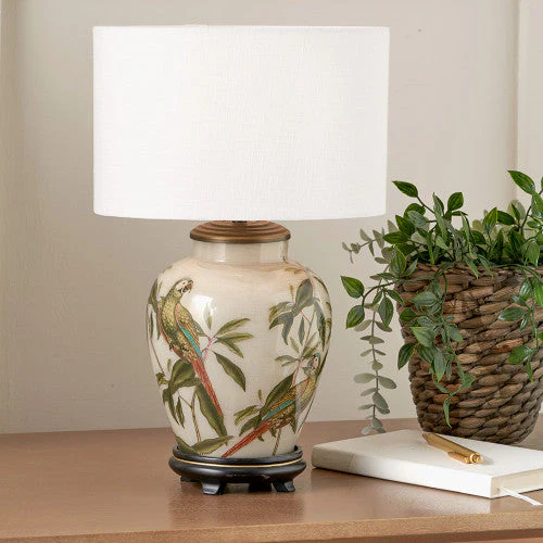 Parrot Glass Table Lamp Base- Small/ Large - Image 3