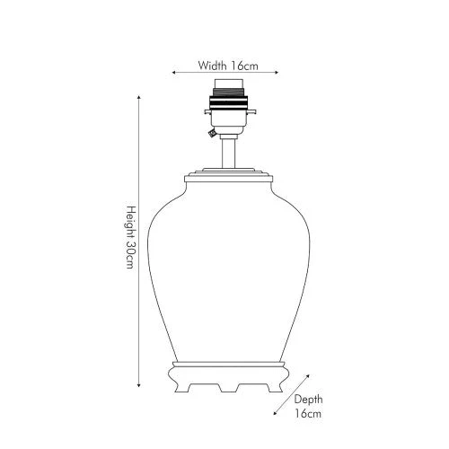 Parrot Glass Table Lamp Base- Small/ Large - Image 4