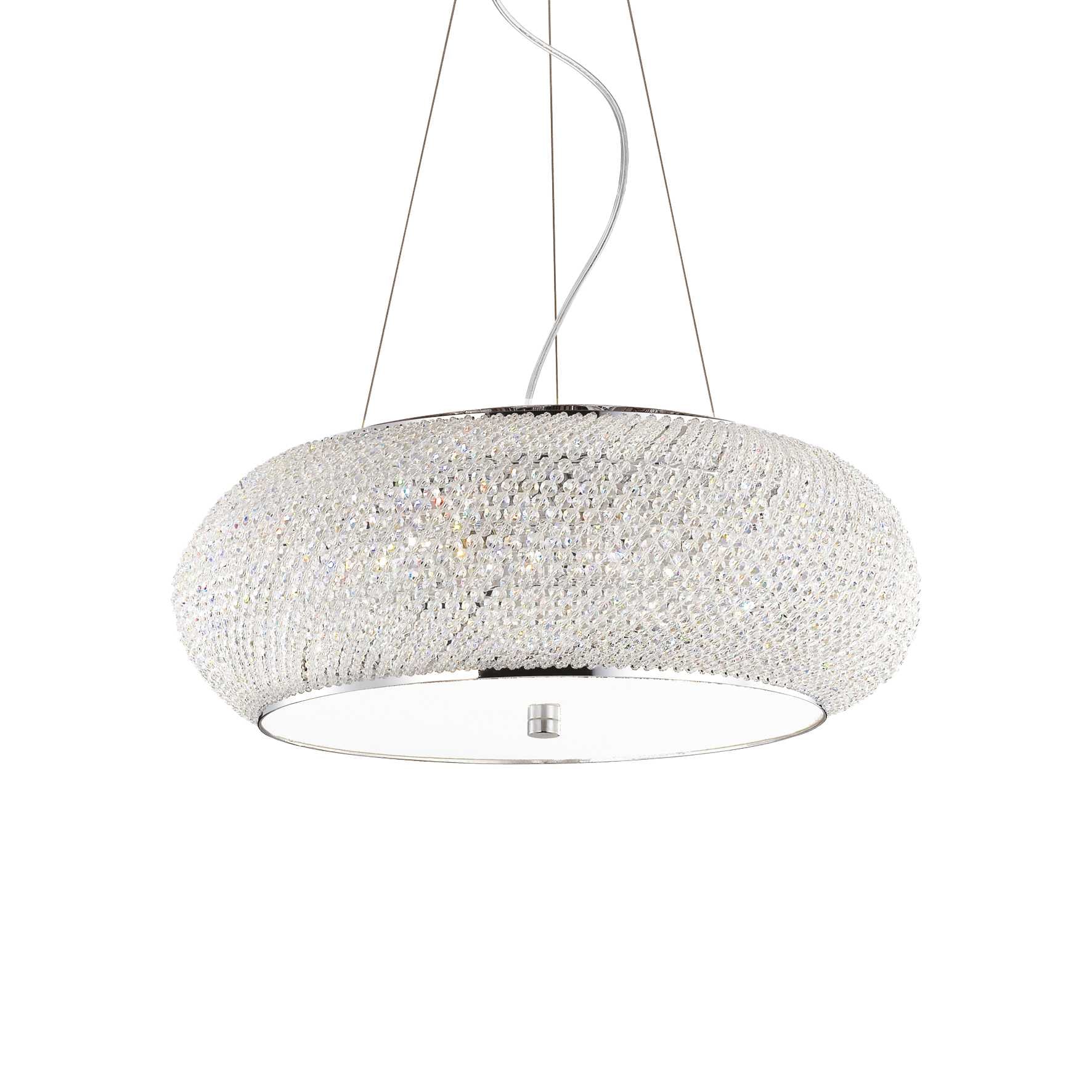 Pasha Centre Ceiling Light Fitting - Chrome/Gold Finish - Image 3