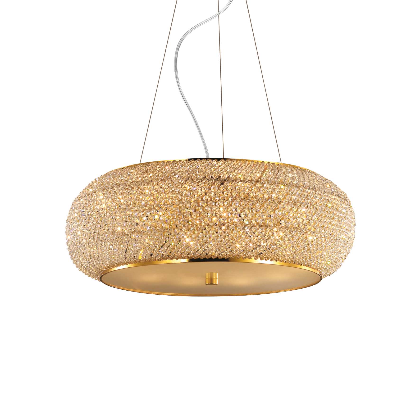 Pasha Centre Ceiling Light Fitting - Chrome/Gold Finish - Image 6
