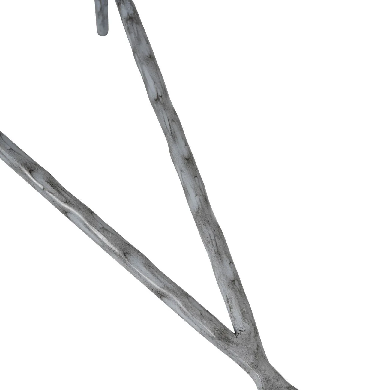 Patterdale Hand Forged Small/Large Console Table - White/Dark Bronze & Glass Top Finish - Image 6