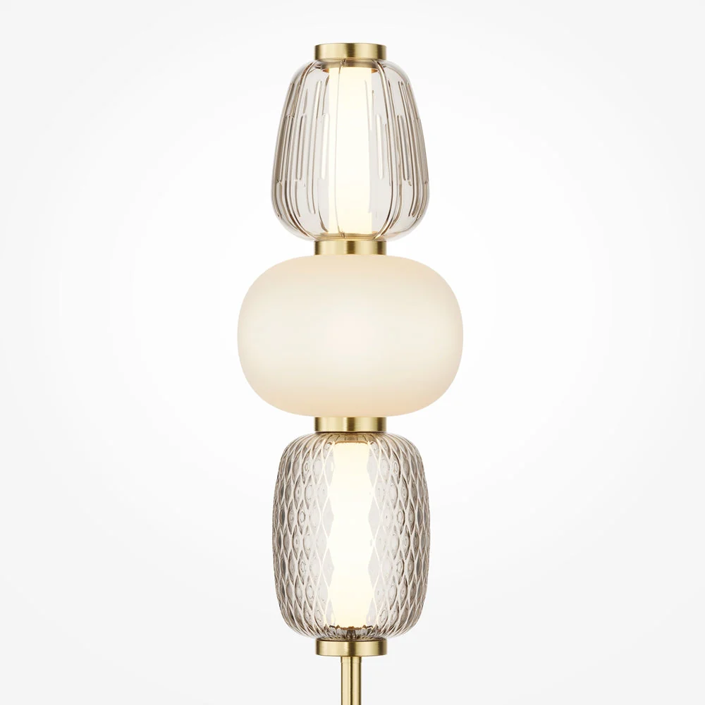 Pattern Table Lamp- Chrome/ Gold Fitting - Image 3