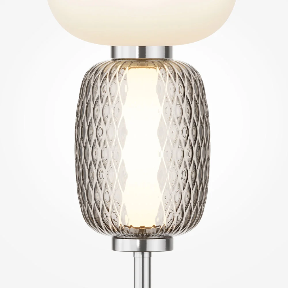 Pattern Table Lamp- Chrome/ Gold Fitting - Image 4