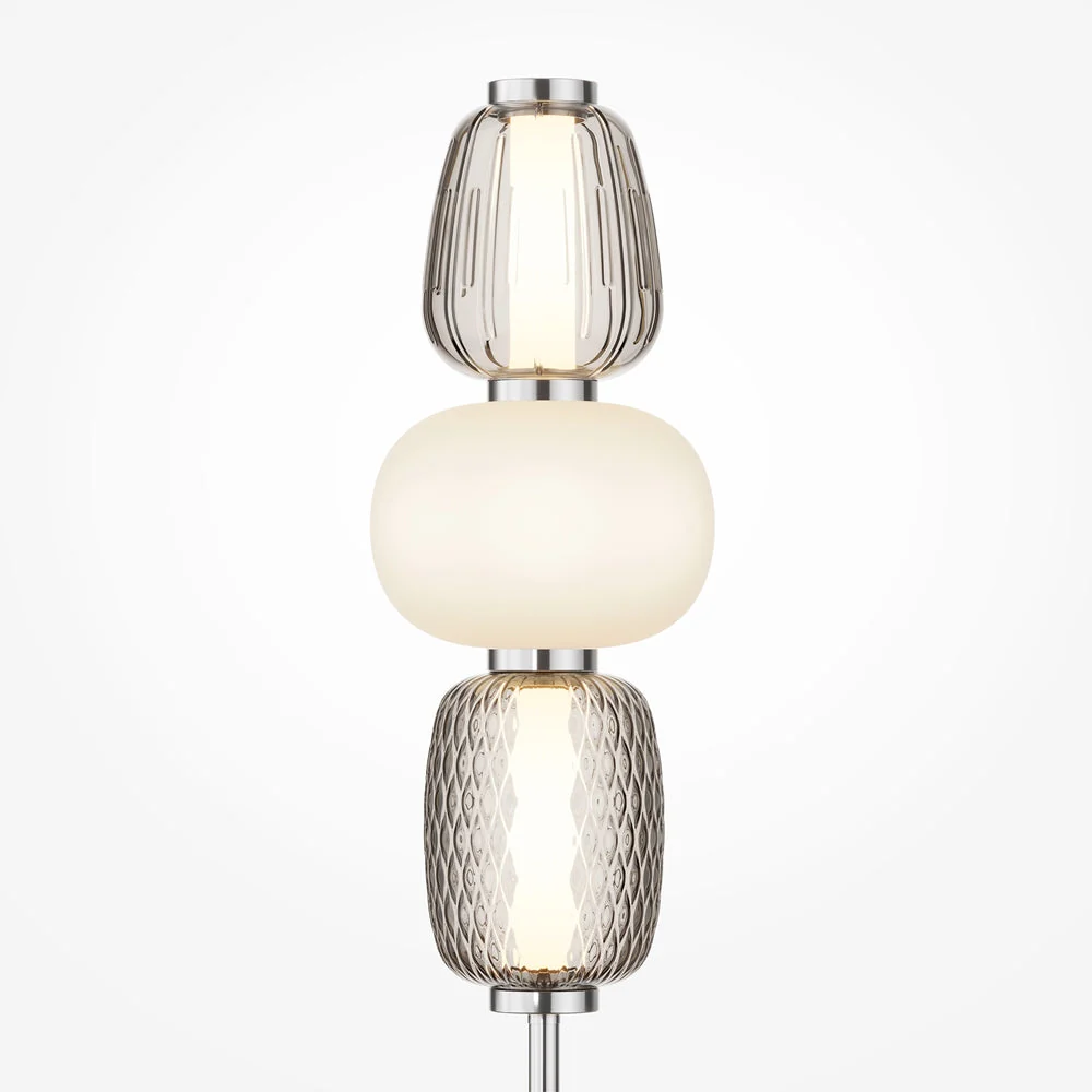 Pattern Table Lamp- Chrome/ Gold Fitting - Image 7