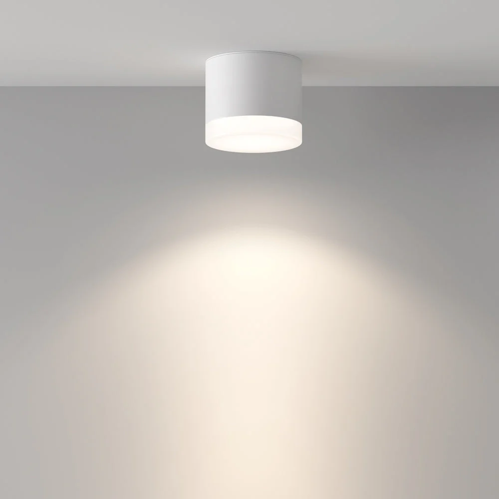 Pauline Flush Spotlight IP44 - White/Black - Image 3