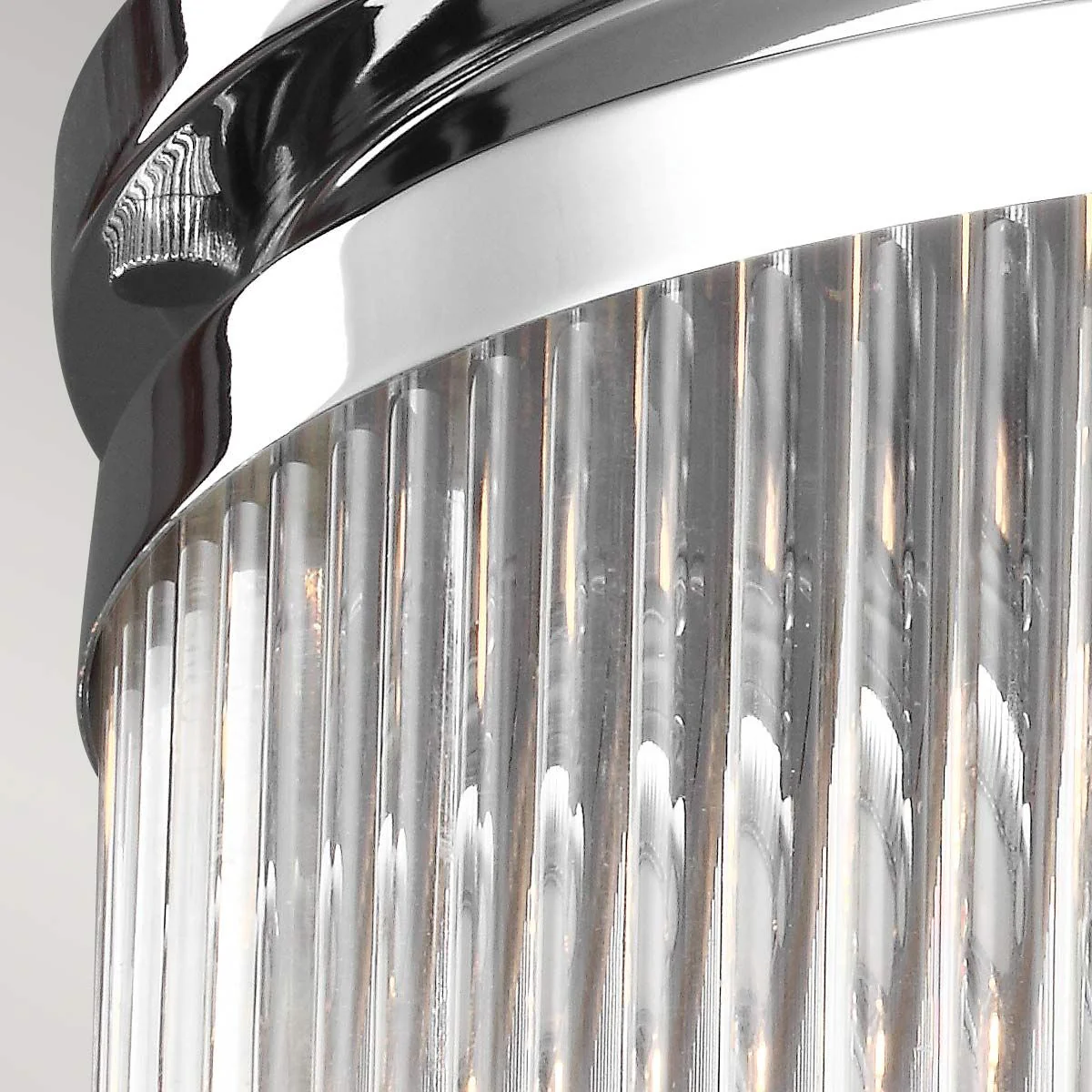 Paulson 2/3Lt Flush Ceiling Light IP44 – Chrome - Image 2