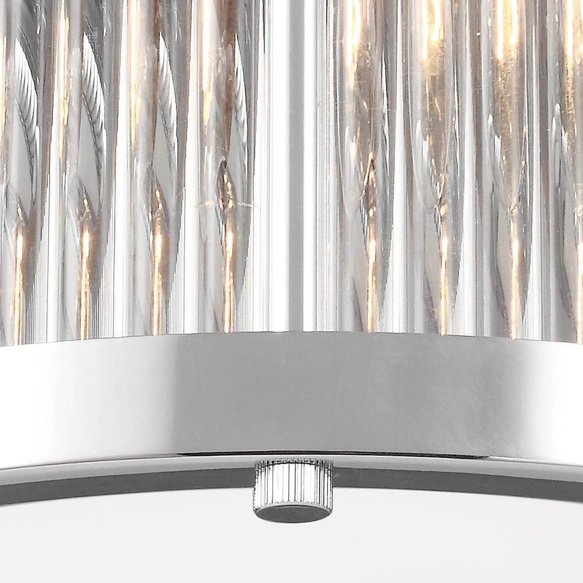 Paulson 2/3Lt Flush Ceiling Light IP44 – Chrome - Image 4