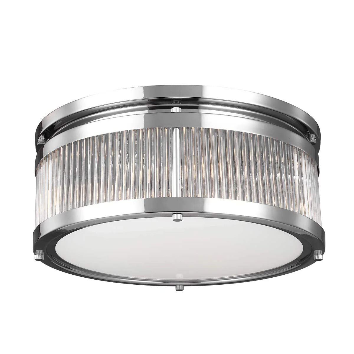 Paulson 2/3Lt Flush Ceiling Light IP44 – Chrome - Image 6