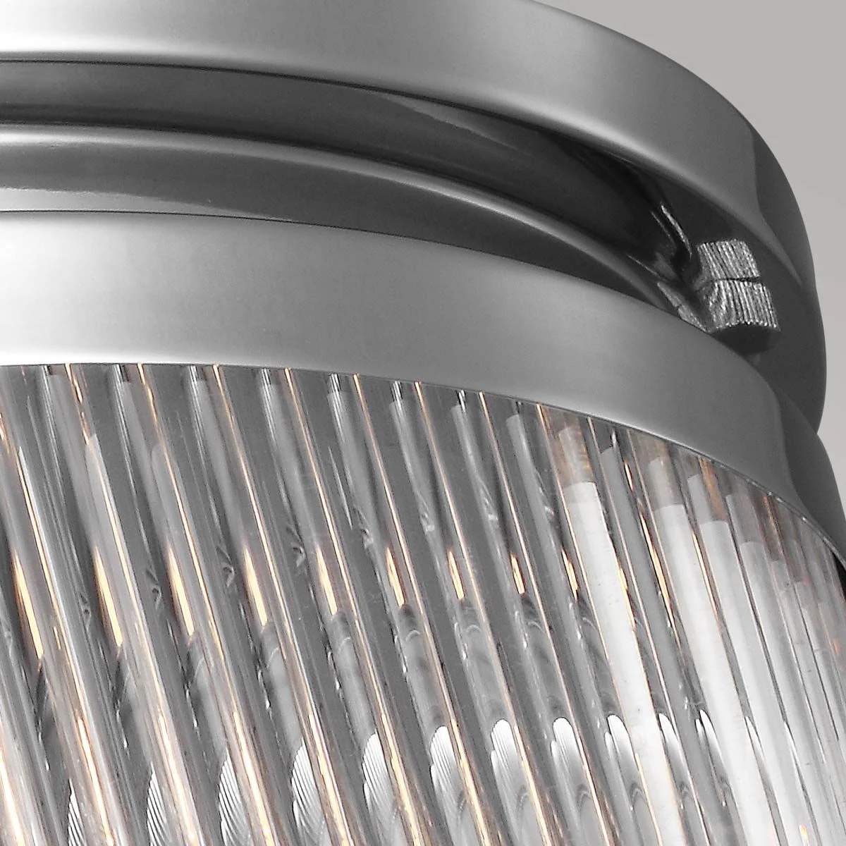 Paulson 2/3Lt Flush Ceiling Light IP44 – Chrome - Image 7