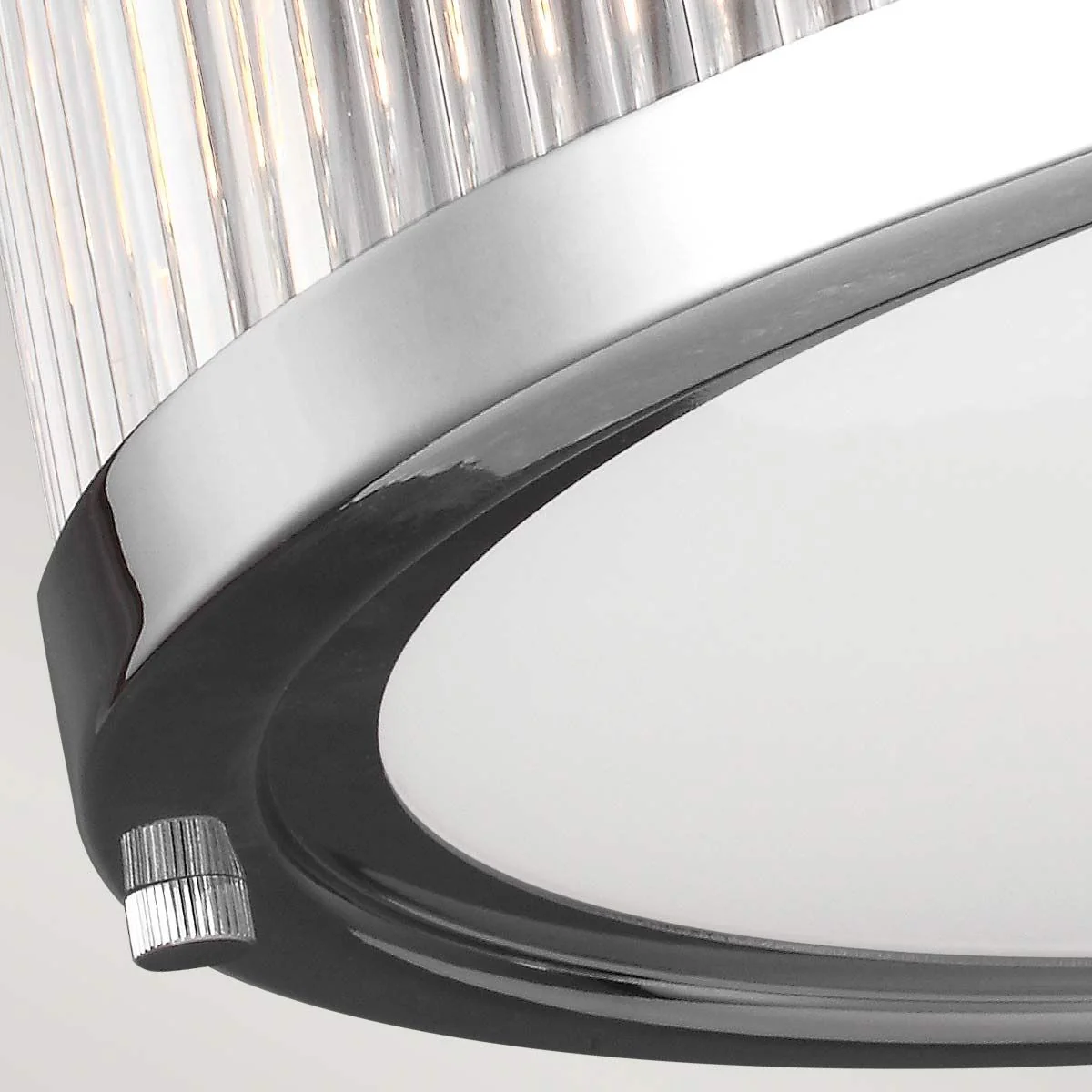 Paulson 2/3Lt Flush Ceiling Light IP44 – Chrome - Image 8